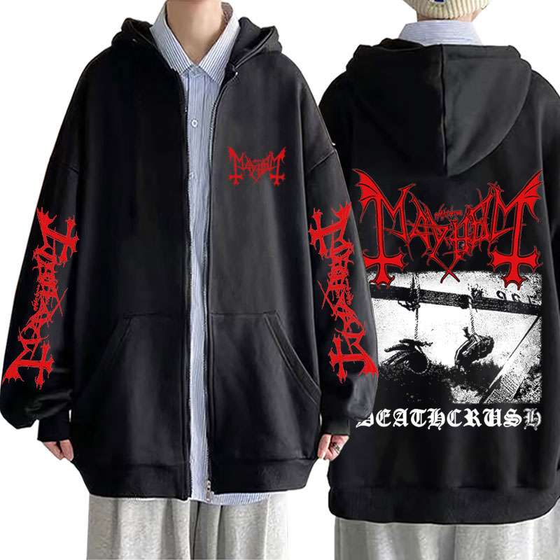 Crossfit Mayhem - Mayhem Deathcrush Graphic Zipper Hoodie Male