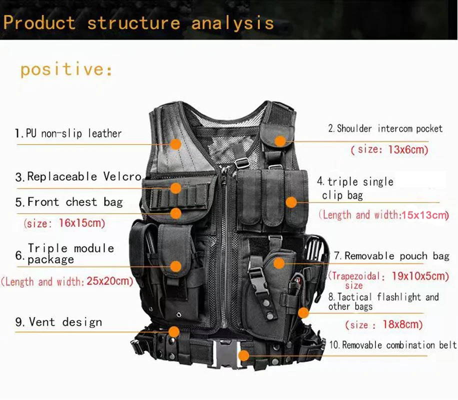 Adjustable Molle Tactical Vest - مراجعة Crossfit Vest وسعره