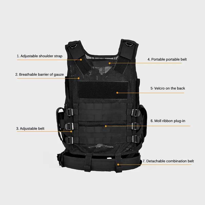 Adjustable Molle Tactical Vest - مراجعة Crossfit Vest وسعره