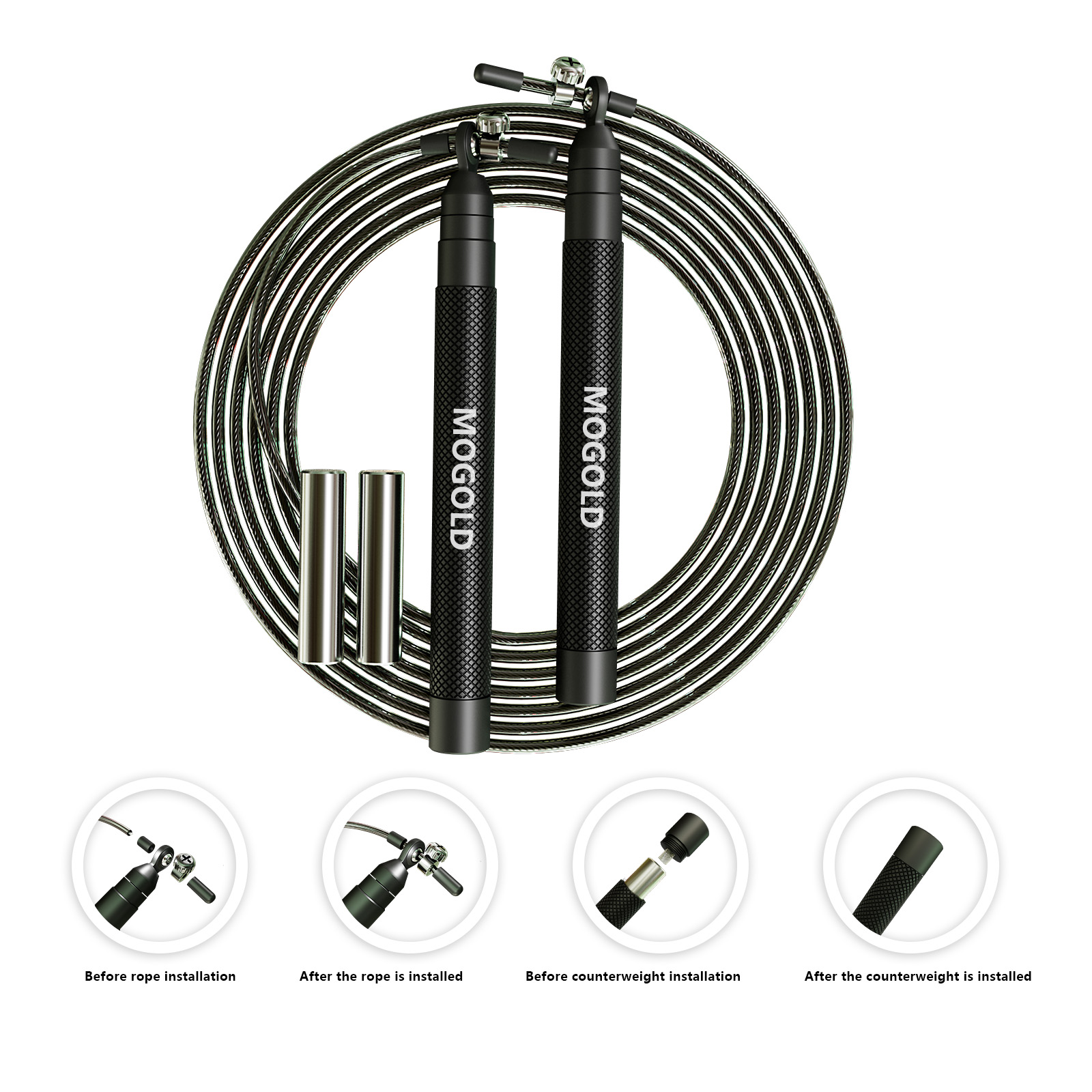 Crossfit Weighted jump rope gy - مراجعة Crossfit Workout With Equipment وسعره