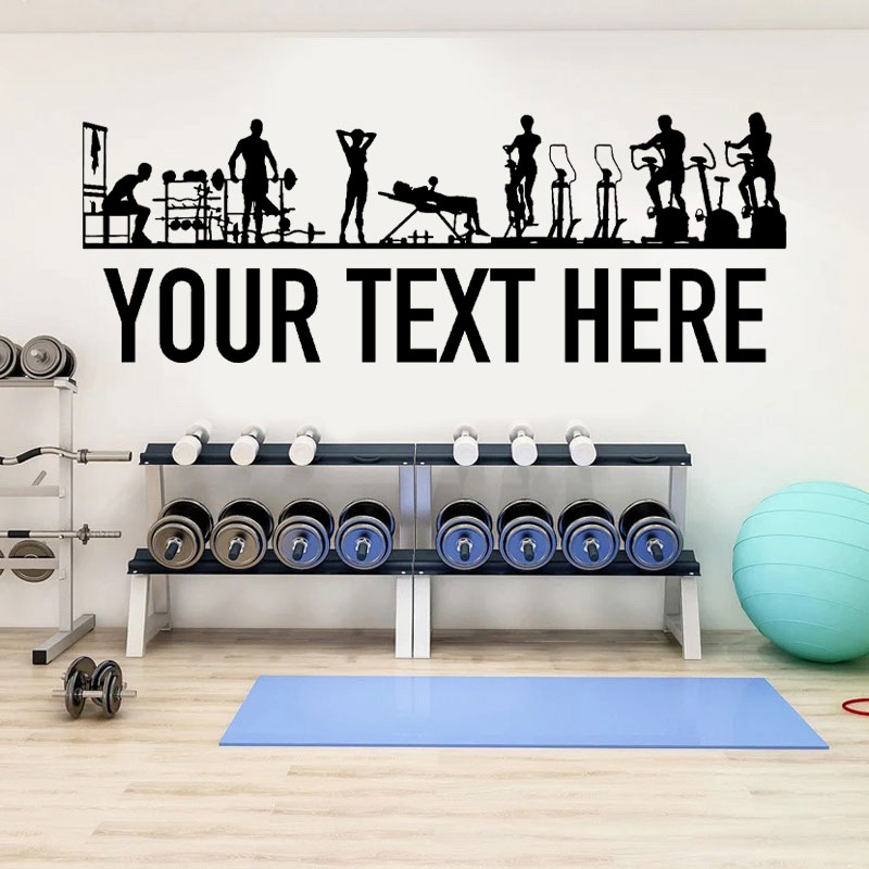 Gym People & Equipment Wall De - مراجعة Crossfit Workout With Equipment وسعره