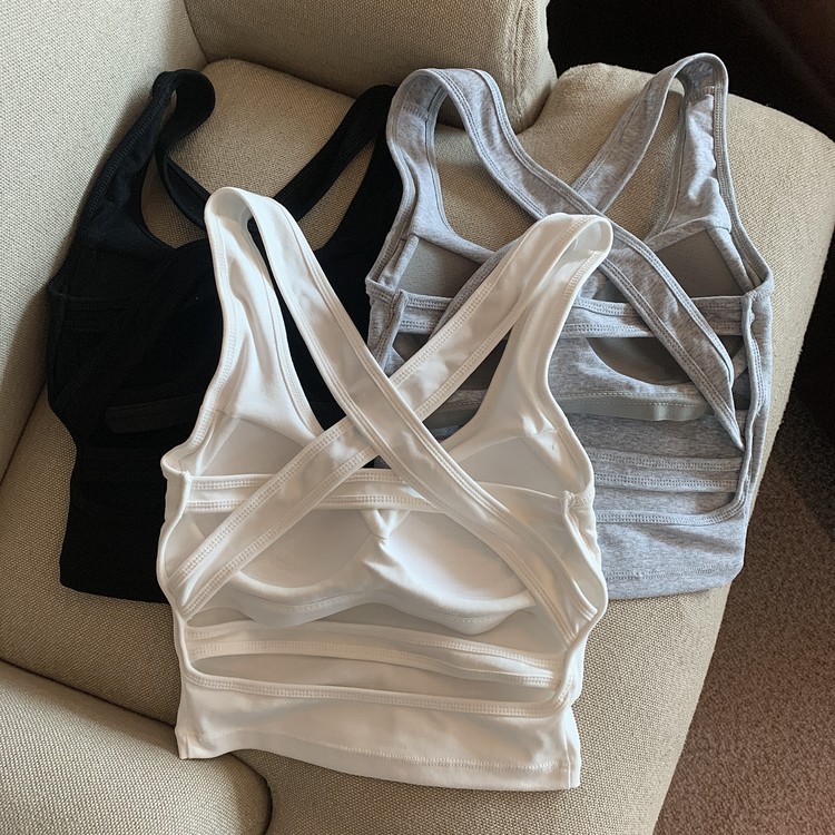 Summer Fashion Cross Back Stra - مراجعة Crossfit Vest وسعره