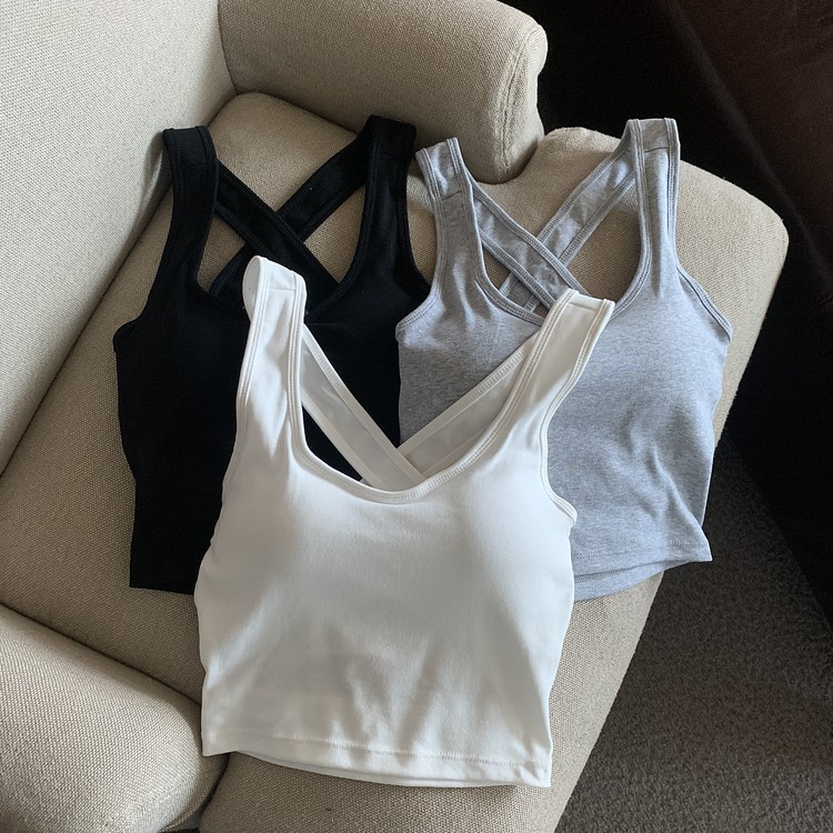Summer Fashion Cross Back Stra - مراجعة Crossfit Vest وسعره