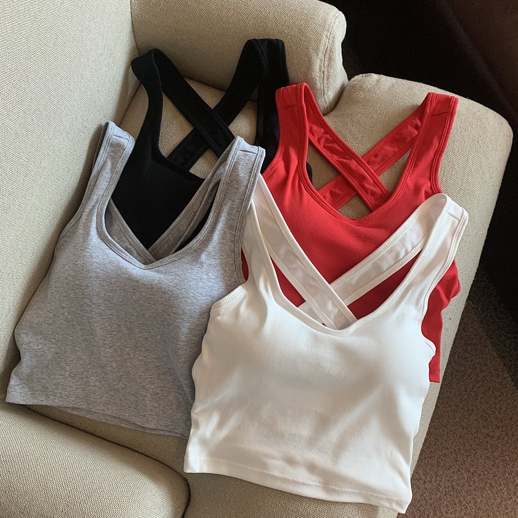 Summer Fashion Cross Back Stra - مراجعة Crossfit Vest وسعره