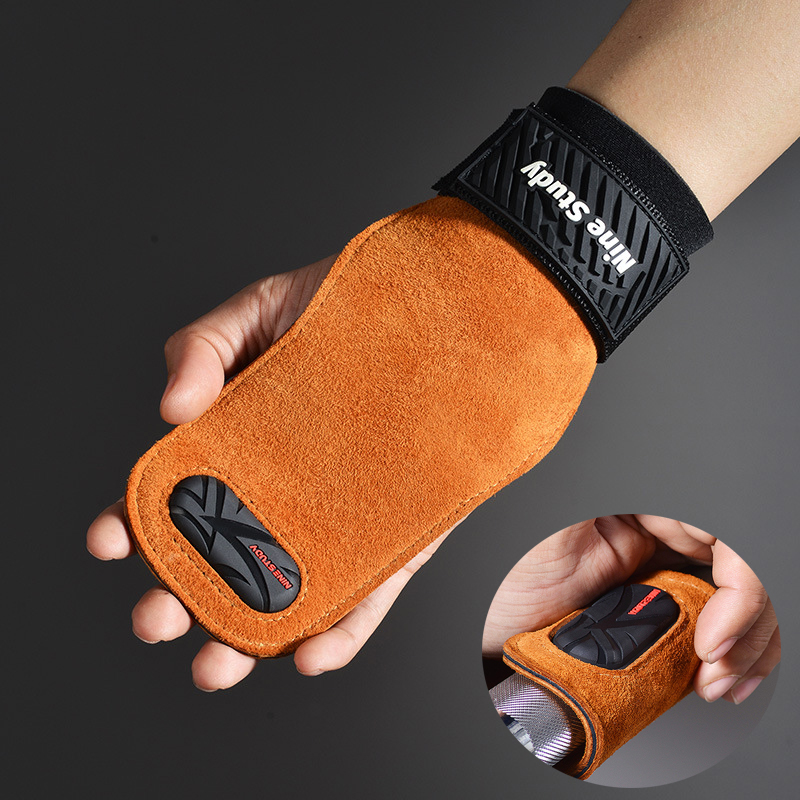 Cowhide Gym Grips Gloves Weigh - مراجعة Crossfit Workout With Equipment وسعره