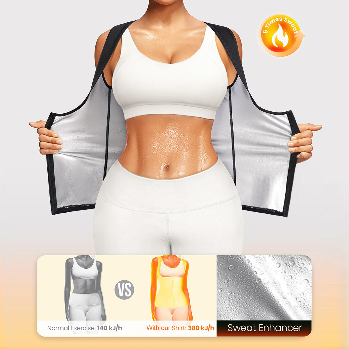 1PCS Women’s Sweat Vest for We - مراجعة Crossfit Vest وسعره