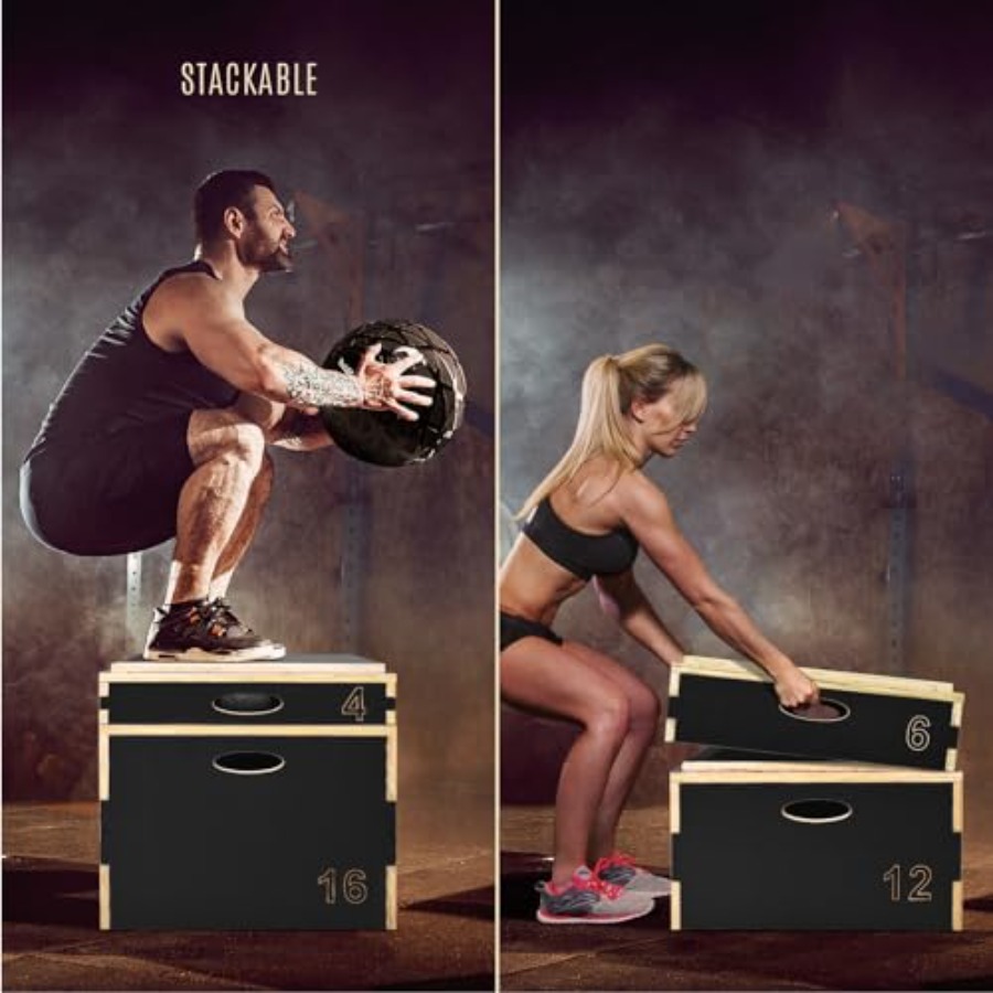 3 in 1 Wooden Plyo Box for Jum - مراجعة Box Jump Plyo وسعره