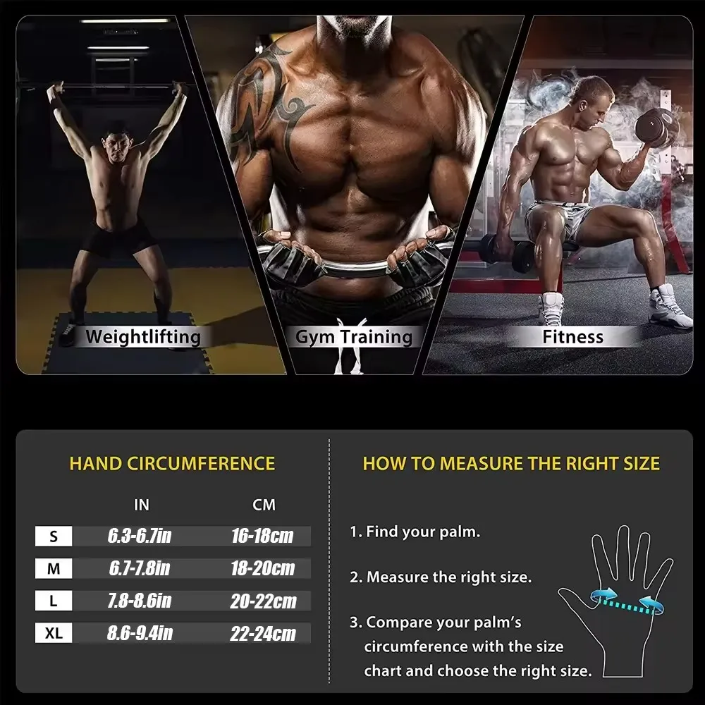 1Pair Half Finger Gym Fitness  - مراجعة Crossfit Workout With Equipment وسعره