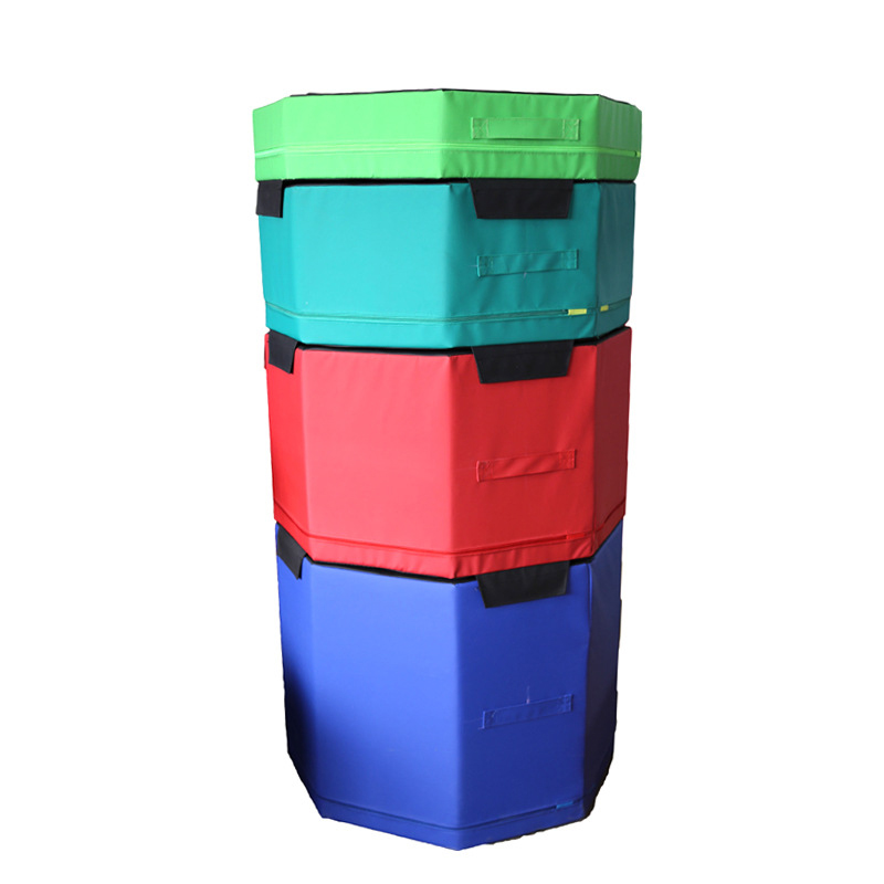 Four-in-One PVC Gym Jump Box S - مراجعة Box Jump Plyo وسعره