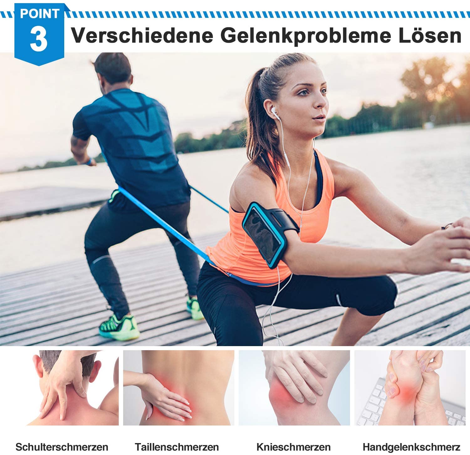 Elastic Fitness Bands 3Pcs Res - مراجعة Crossfit Workout With Equipment وسعره