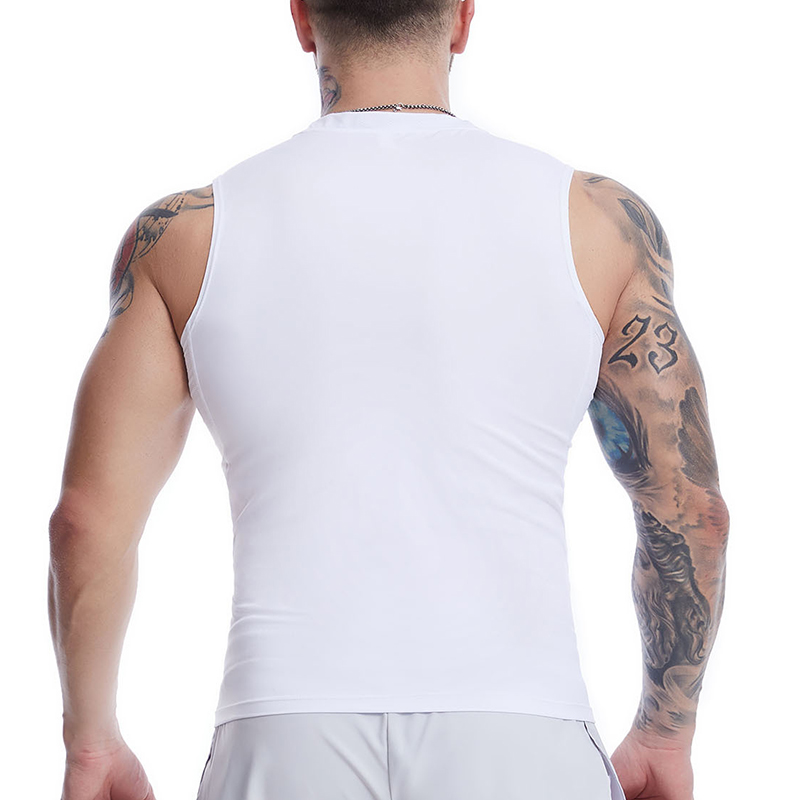 Cross Print Sleeveless Compres - مراجعة Crossfit Vest وسعره