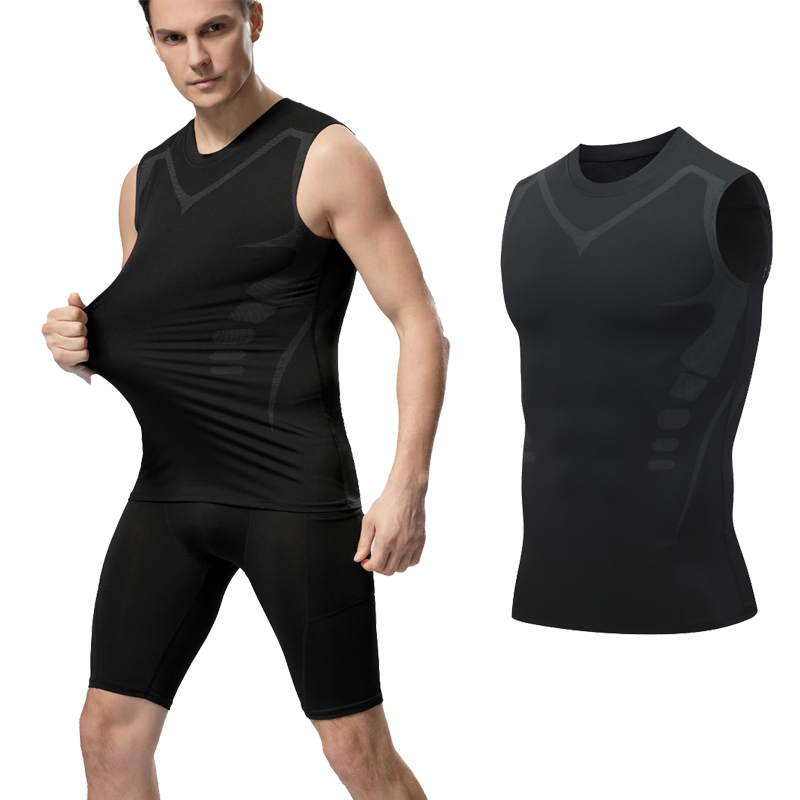 Compression Tank Top Men Gym S - مراجعة Crossfit Vest وسعره